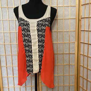 Color Block Blouse